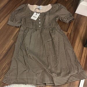 Reformation gingham dress